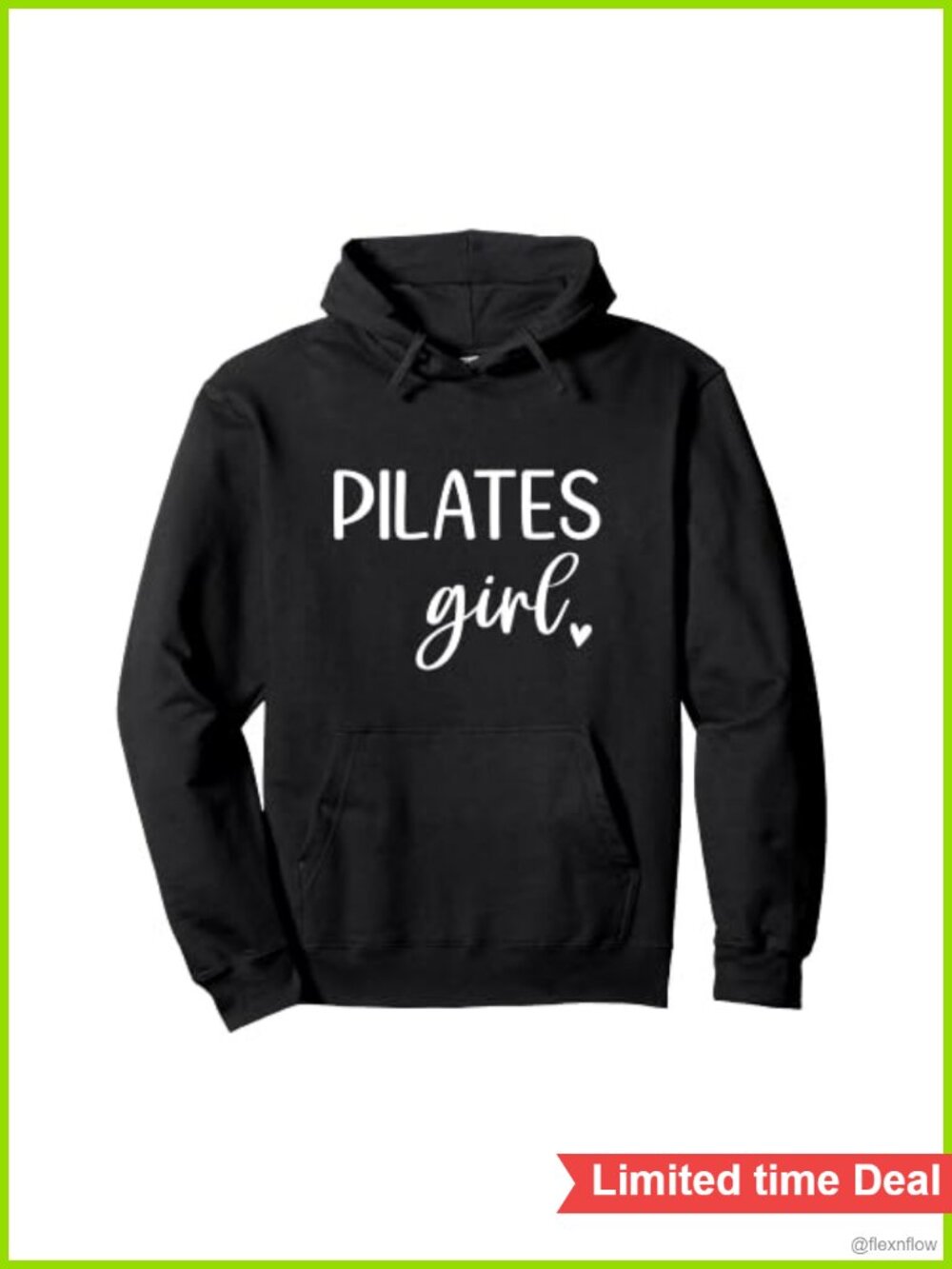 Pilates Girl Funny Workout Pullover Hoodie Cotton Poly Classic Fit